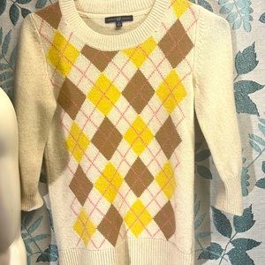 Gap Argyle sweater